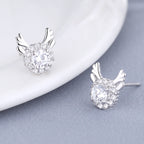 Women's earrings with sparkling crystals and playfully designed wings Style and Serve