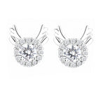 Women's earrings with sparkling crystals and playfully designed wings Style and Serve