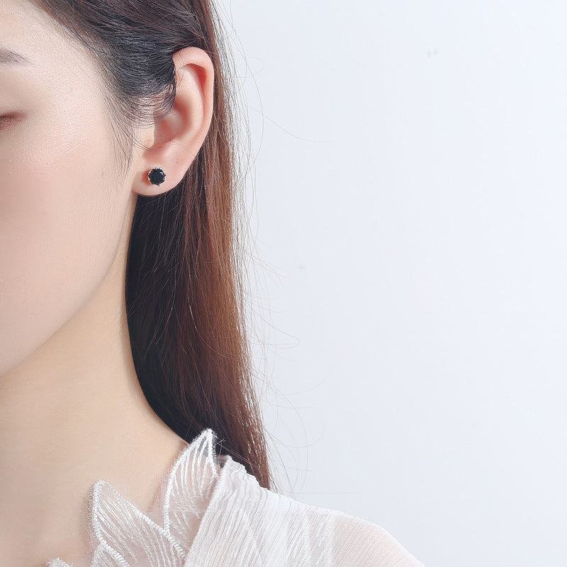 Ladies earrings with sparkling crystals in exquisite wreath design Style and Serve