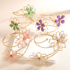 Ladies bracelet with artistic flower design Style and Serve