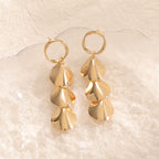 Women Hanging Earrings with Elegant Shell Design Style and Serve