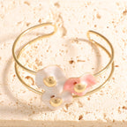Women's bangle with elaborate floral design Style and Serve