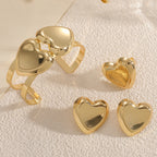 Women's Open Bangle with Elegant Heart Shape Style and Serve