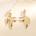 Women’s earrings with elegant leaf design Style and Serve