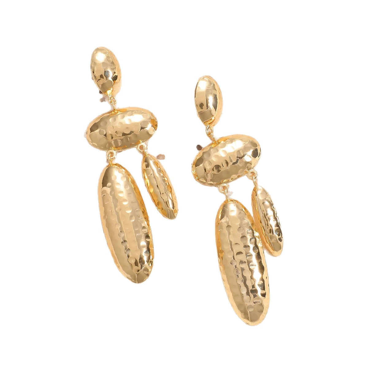 Women Hanging Earrings with artistic, three-dimensional design Style and Serve