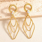 Women's earrings with elegant, shimmering design Style and Serve