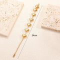 Ladies' bracelet with elegant heart design and fine link chain Style and Serve