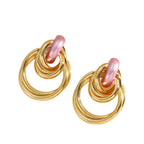 Women's Hanging Earrings with Elegant, Sculptural Design Style and Serve