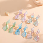 Ladies earrings in modern disc design Style and Serve