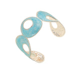 Women Open Bangle with artistic, multicolored design Style and Serve