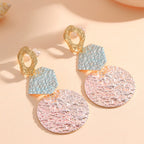 Women's Hanging Earrings with Modern Geometric Design Style and Serve