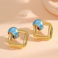 Women modern earrings with asymmetrical design Style and Serve
