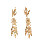 Women's Hanging Earrings with Elegant Leaf Design Style and Serve