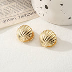 Women's ear clips in elegant shell design Style and Serve