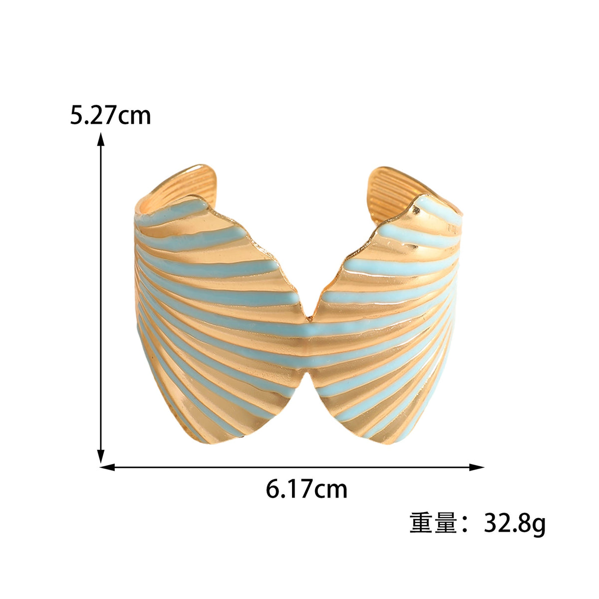 Women's bangle with elegant shell design Style and Serve