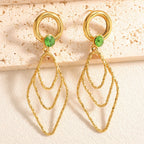 Women's earrings with elegant, shimmering design Style and Serve
