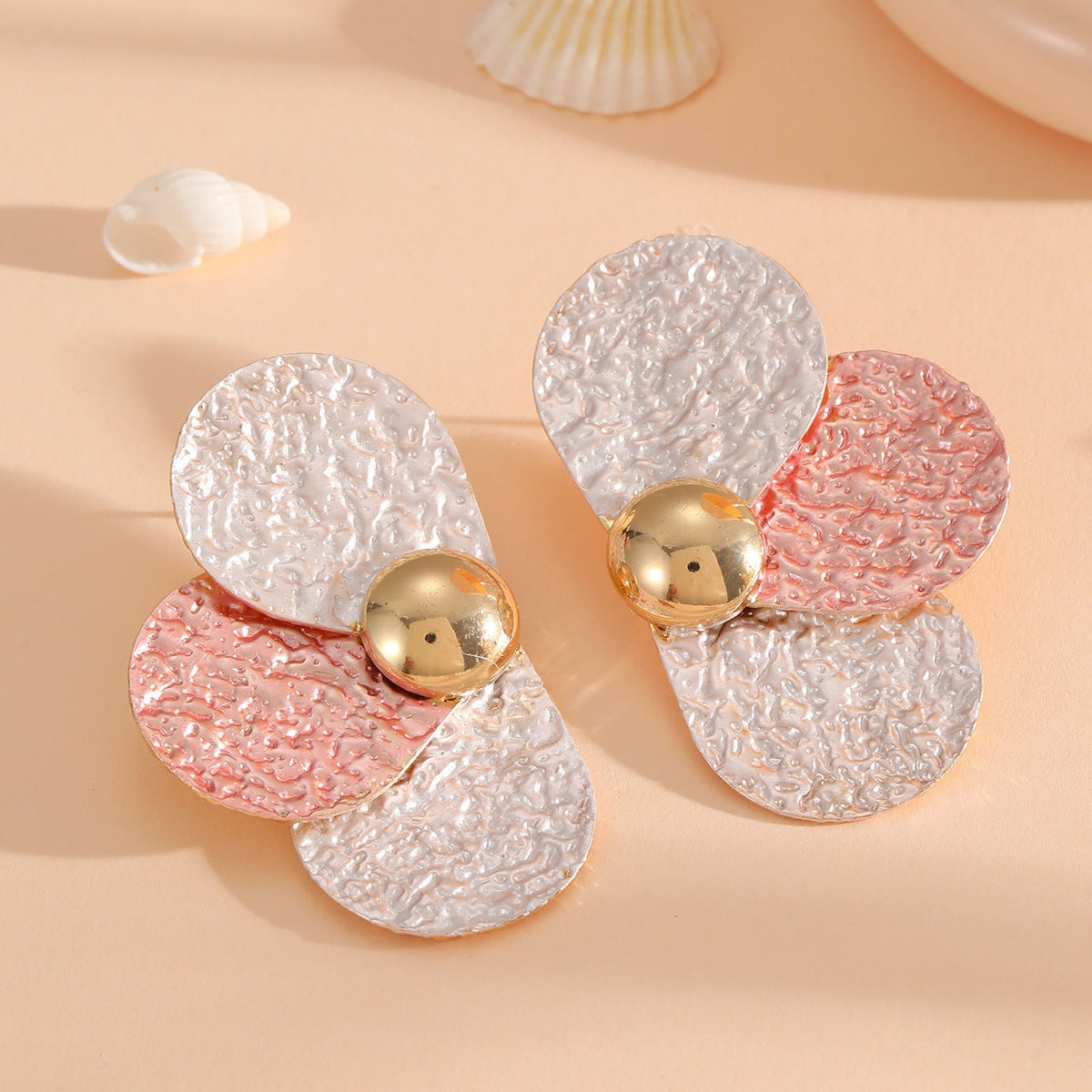 Women's ear clips in elaborate floral pattern Style and Serve