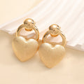 Ladies earrings in elegant heart design Style and Serve
