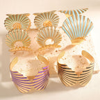 Women's bangle with elegant shell design Style and Serve