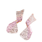 Ladies earrings in modern disc design Style and Serve